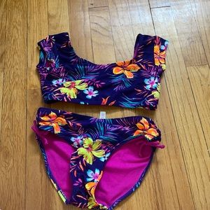 tropical swimsuit set